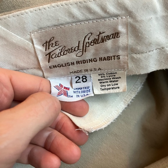 Tailored Sportsman low rise side zip 1965 tan 28 - Picture 3 of 5